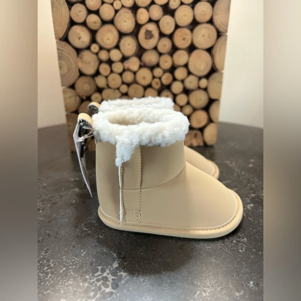 Carter's | Child of Mine Infant Girl Tan Faux Fur Boots